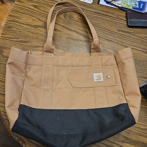 Carhartt Brown and Black Women's Tote Bag
